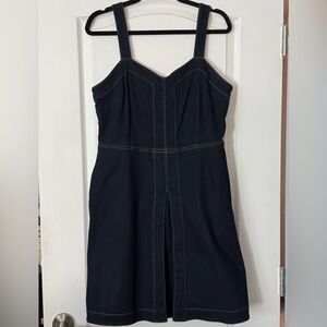 INC International Concepts Dark Blue Denim Mini Dress